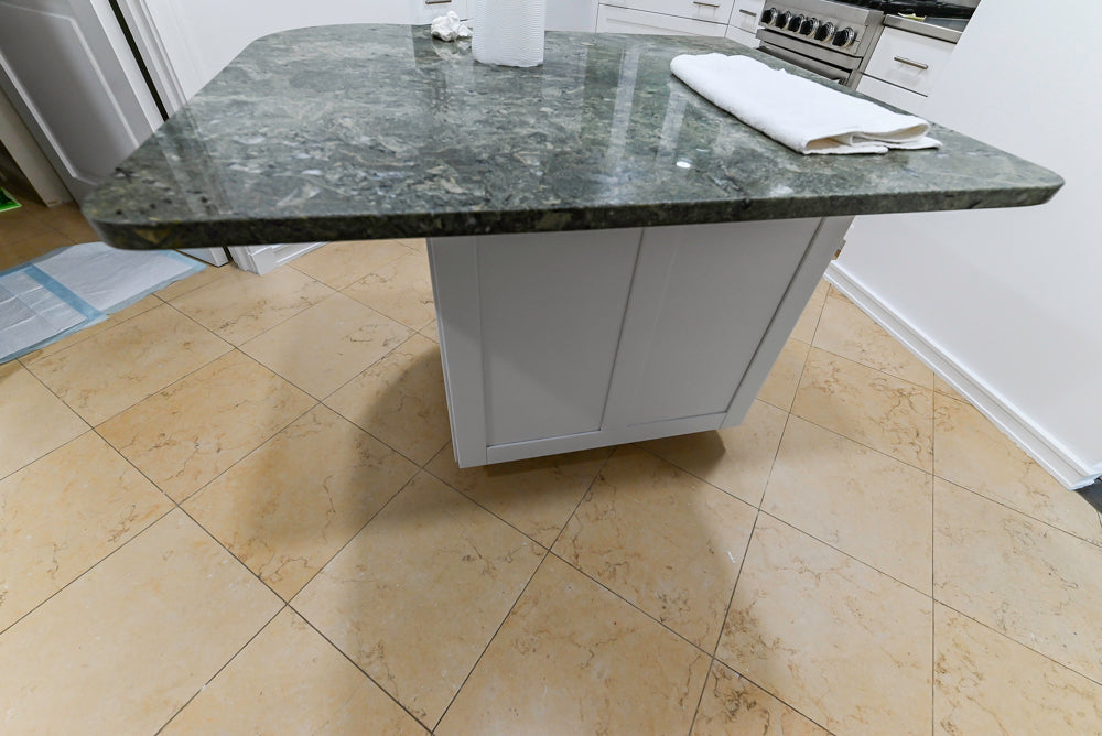 Heritage Transitional White Kitchen with Island and Stainless Steel Appliances