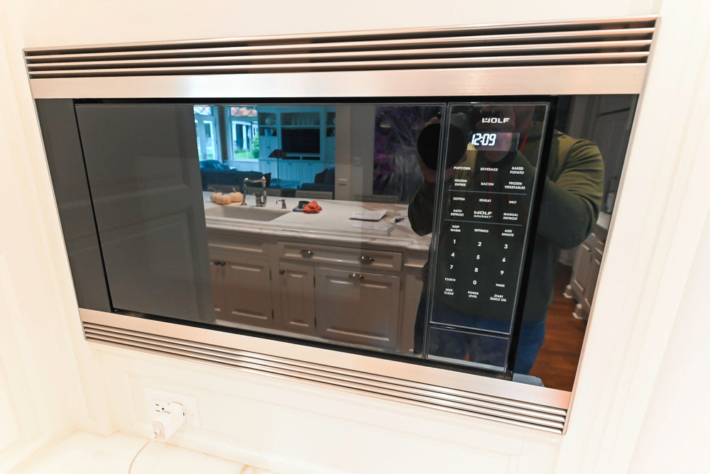 Pristine Premier: Traditional White Kitchen with Marble Island & Appliances