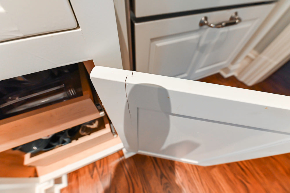 Pristine Premier: Traditional White Kitchen with Marble Island & Appliances