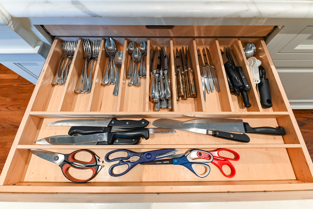 Pristine Premier: Traditional White Kitchen with Marble Island & Appliances