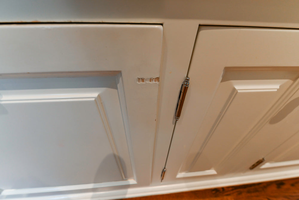 Pristine Premier: Traditional White Kitchen with Marble Island & Appliances