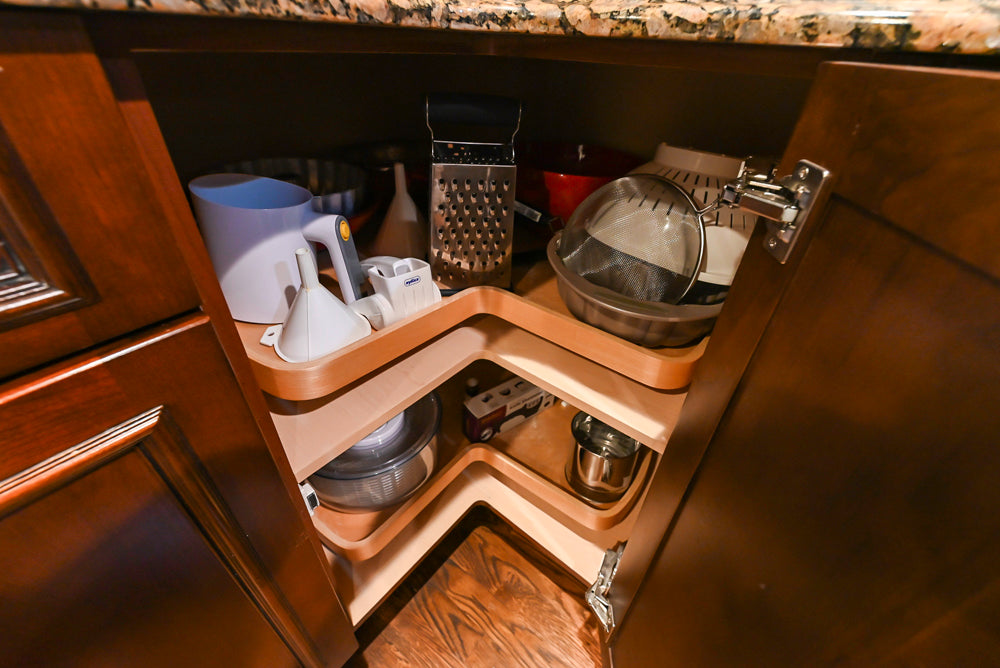 Unique Ultracraft: Traditional Dark Wooden Kitchen with Island & Appliances