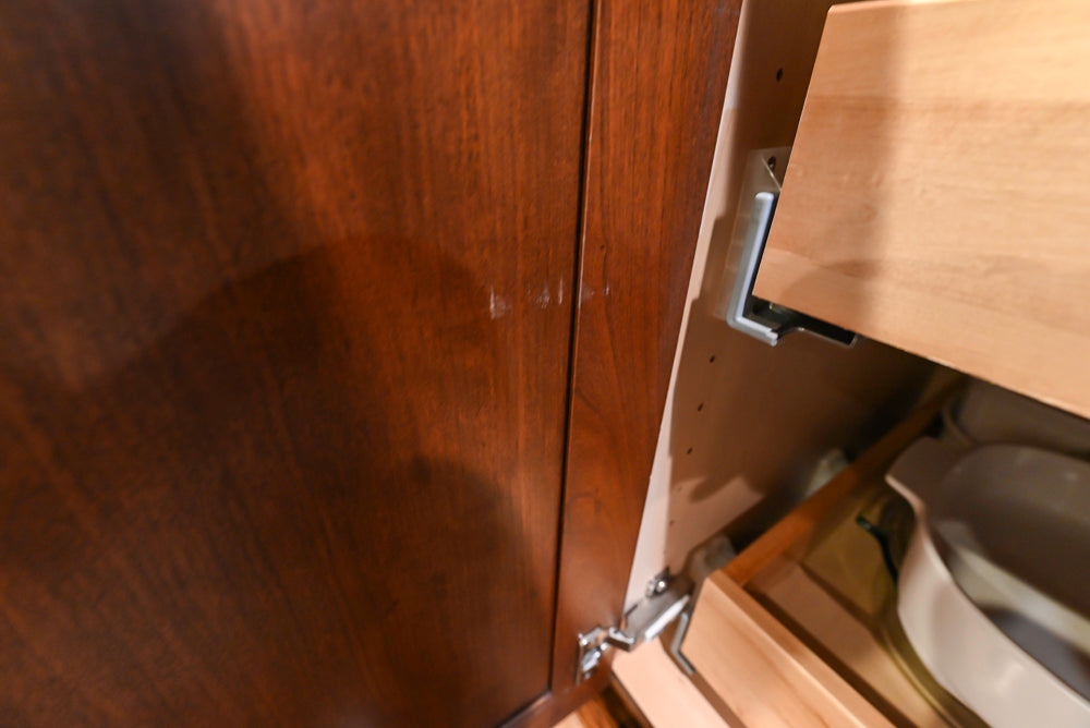 Unique Ultracraft: Traditional Dark Wooden Kitchen with Island & Appliances