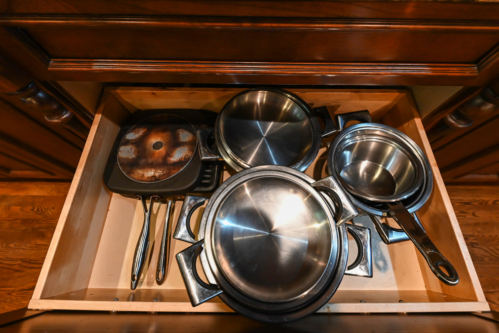 Unique Ultracraft: Traditional Dark Wooden Kitchen with Island & Appliances