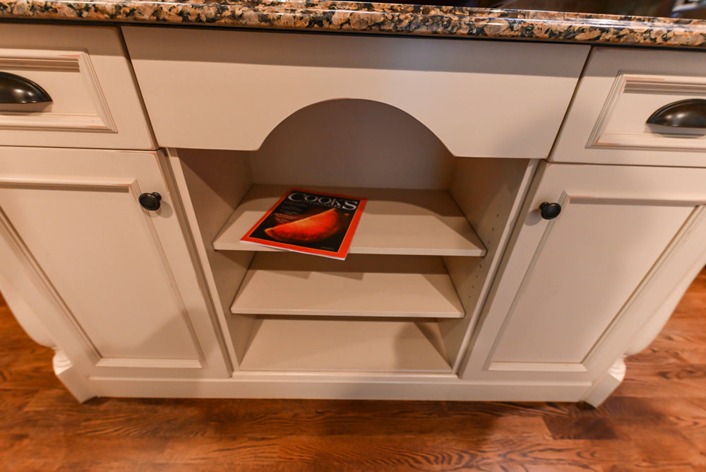 Unique Ultracraft: Traditional Dark Wooden Kitchen with Island & Appliances
