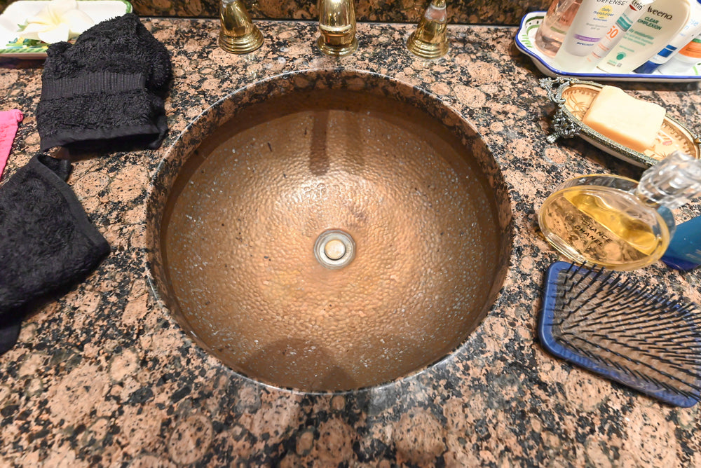 Traditional Built-In Single Vanity Set with Sink, Countertops and Faucet