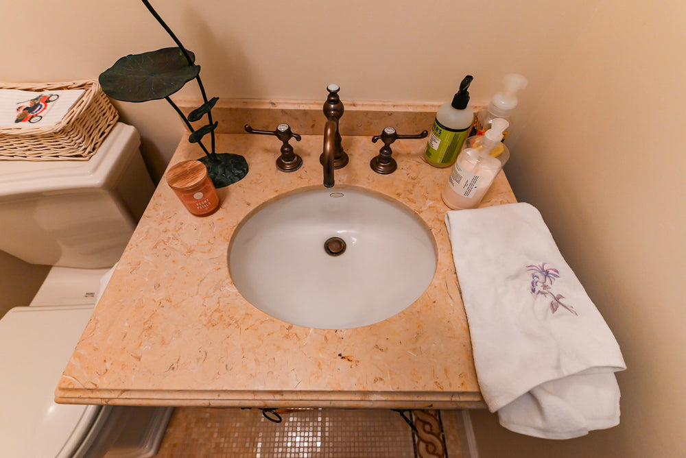 Traditional 30" Single Vanity with Sink, Faucet and Countertop