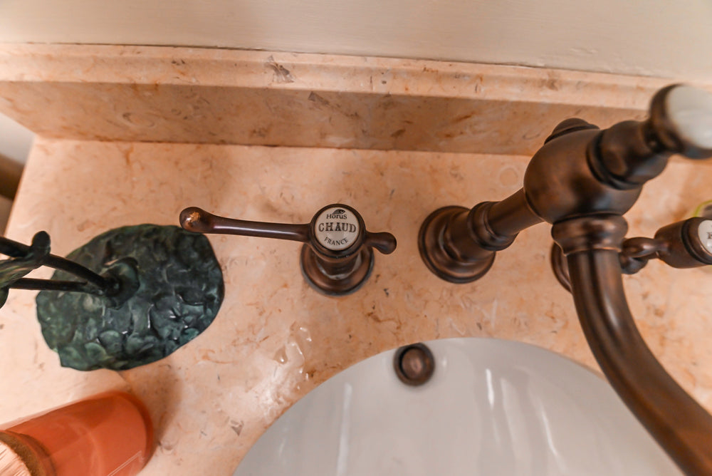 Traditional 30" Single Vanity with Sink, Faucet and Countertop