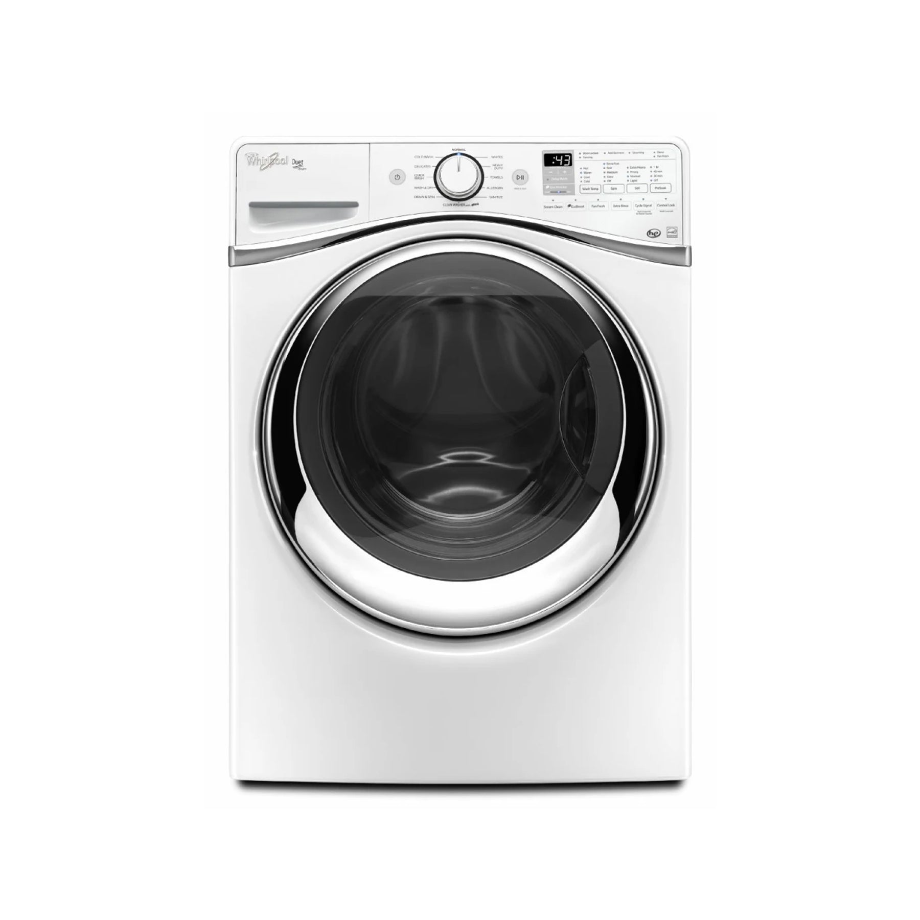 Whirlpool WFW95HEDW 27" White Front Load Washer
