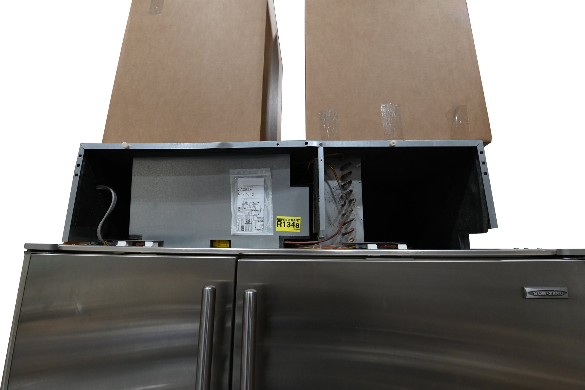 Sub-Zero 632/S 48" Stainless Steel Side by Side Refrigerator