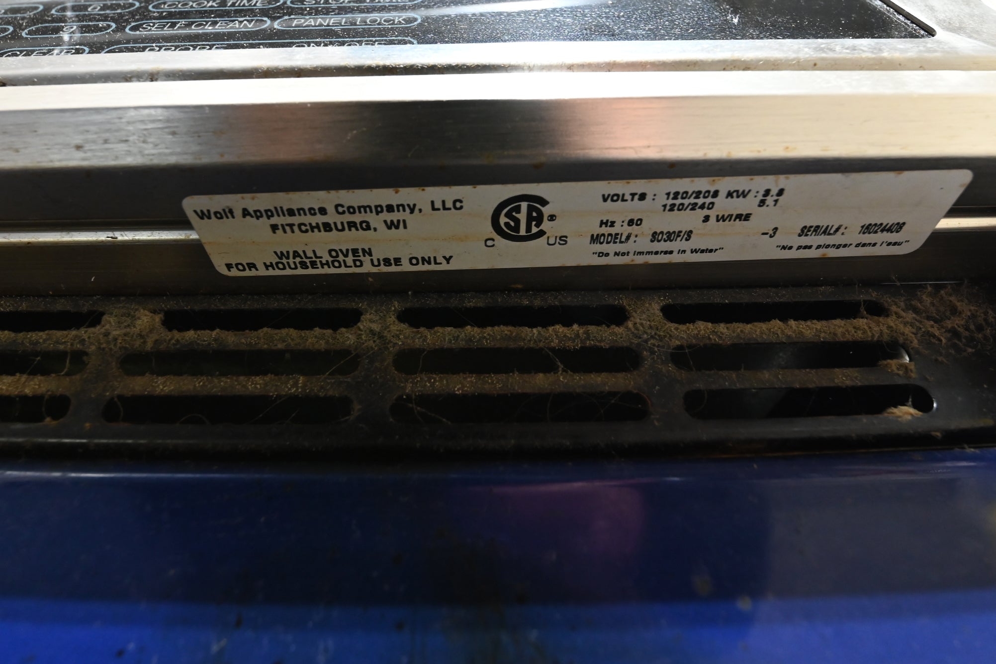 Wolf SO30F/S 30" Stainless Steel Electric Single Wall Oven