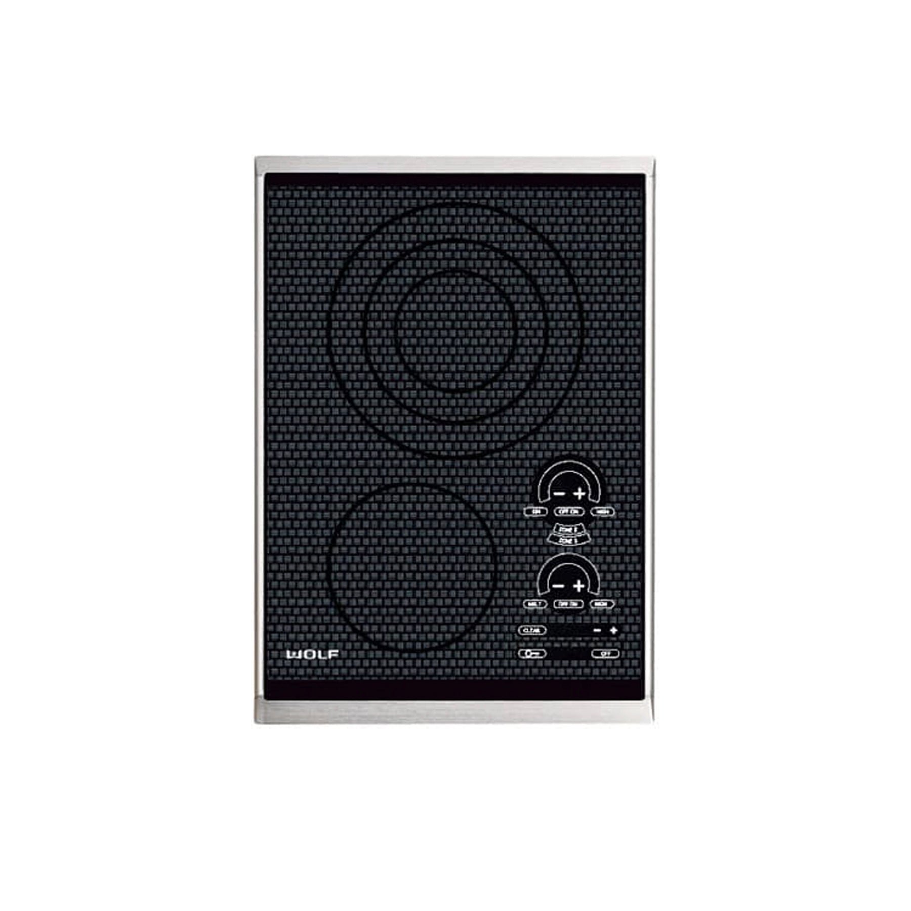 Wolf CT15E/S 15" Black Smoothtop Electric Cooktop