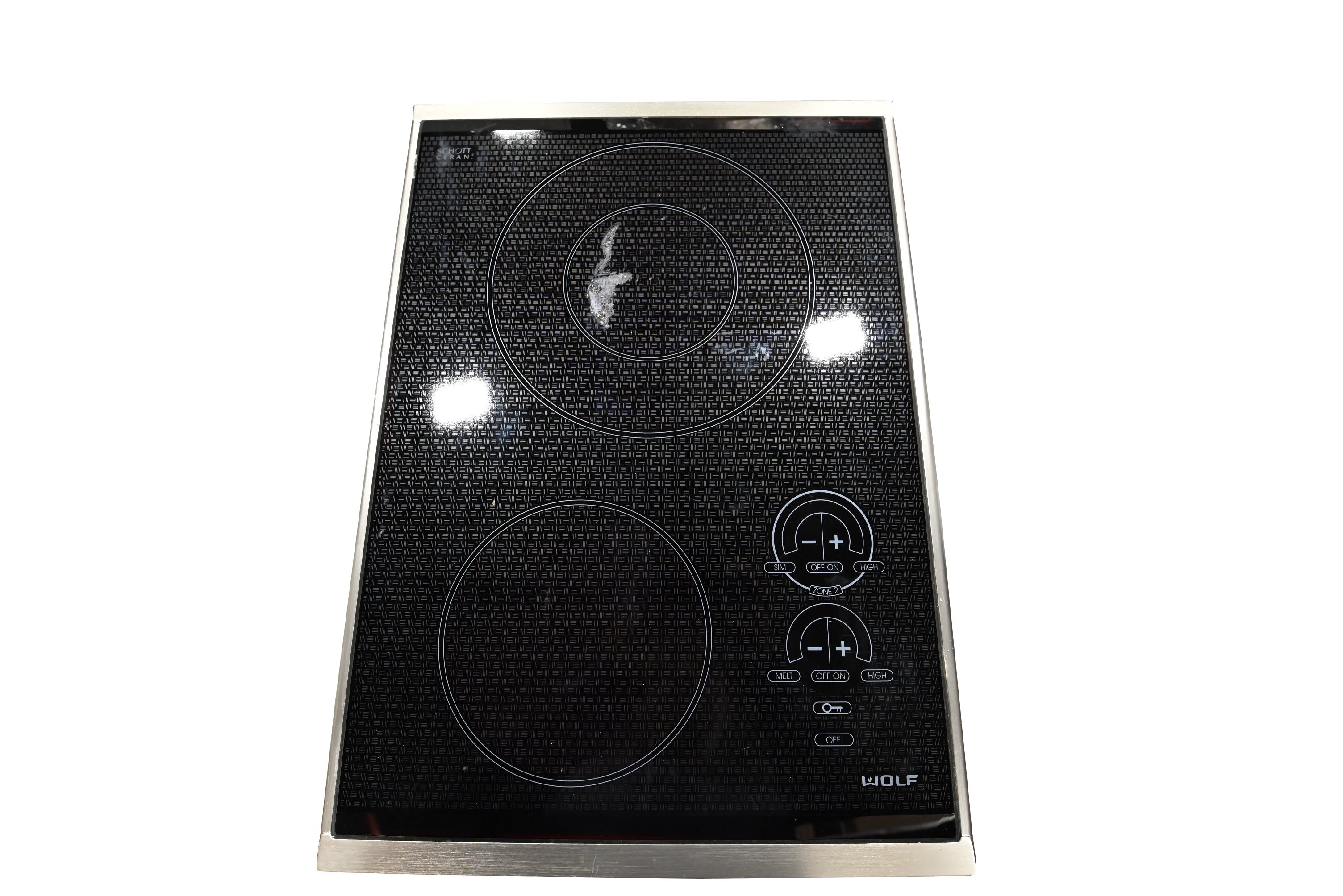 Wolf CT15E/S 15" Black Smoothtop Electric Cooktop