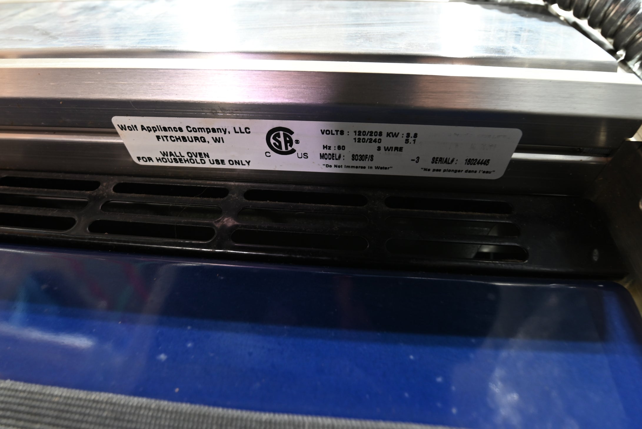 Wolf SO30F/S 30" Stainless Steel Electric Single Wall Oven