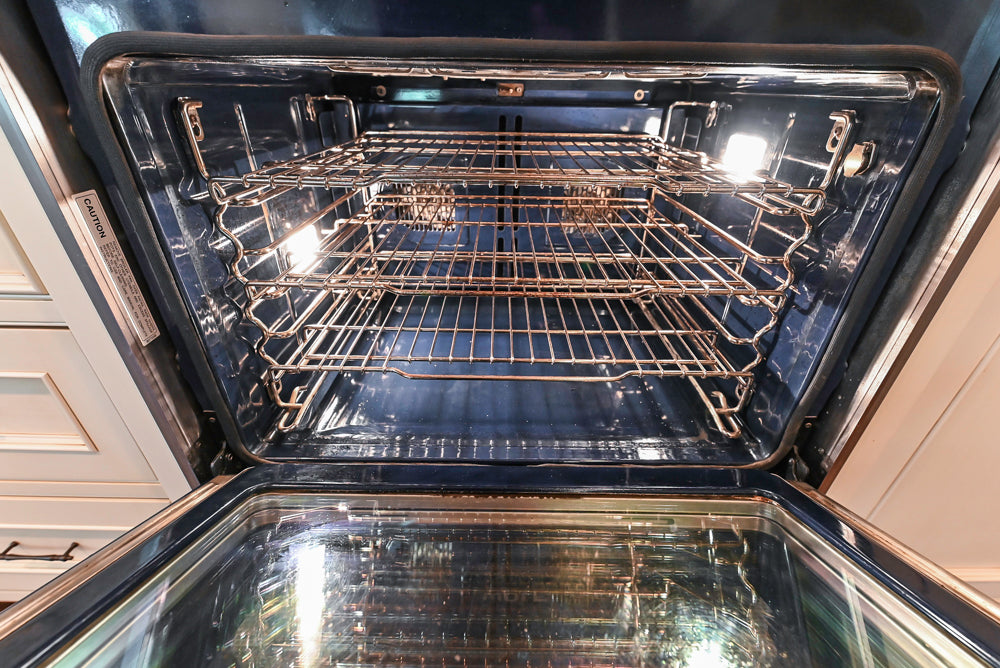 Large Traditional Cream White Kitchen with Granite Island