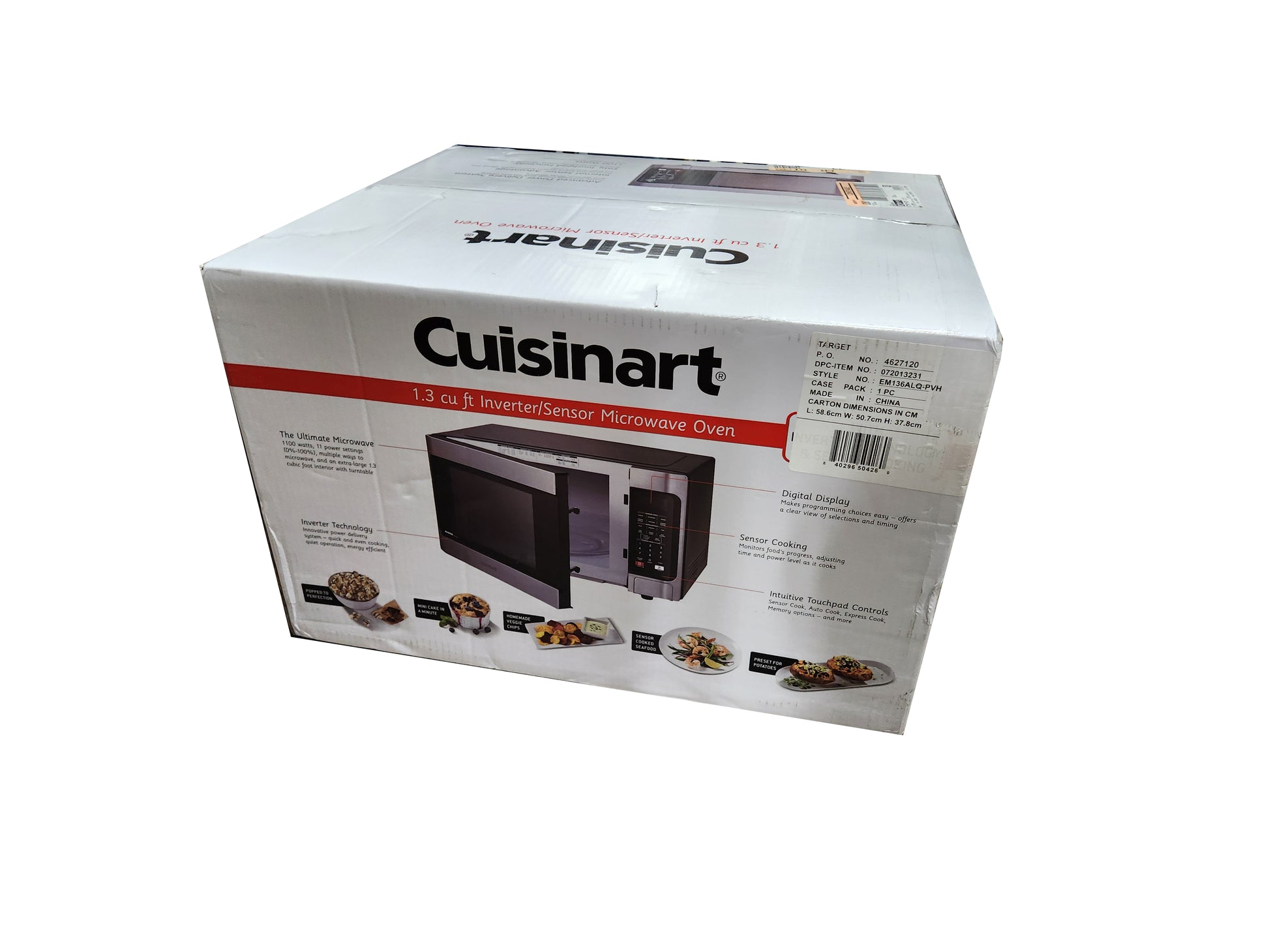 Cuisinart EM136ALQ-PVH 20" Stainless Steel Microwave