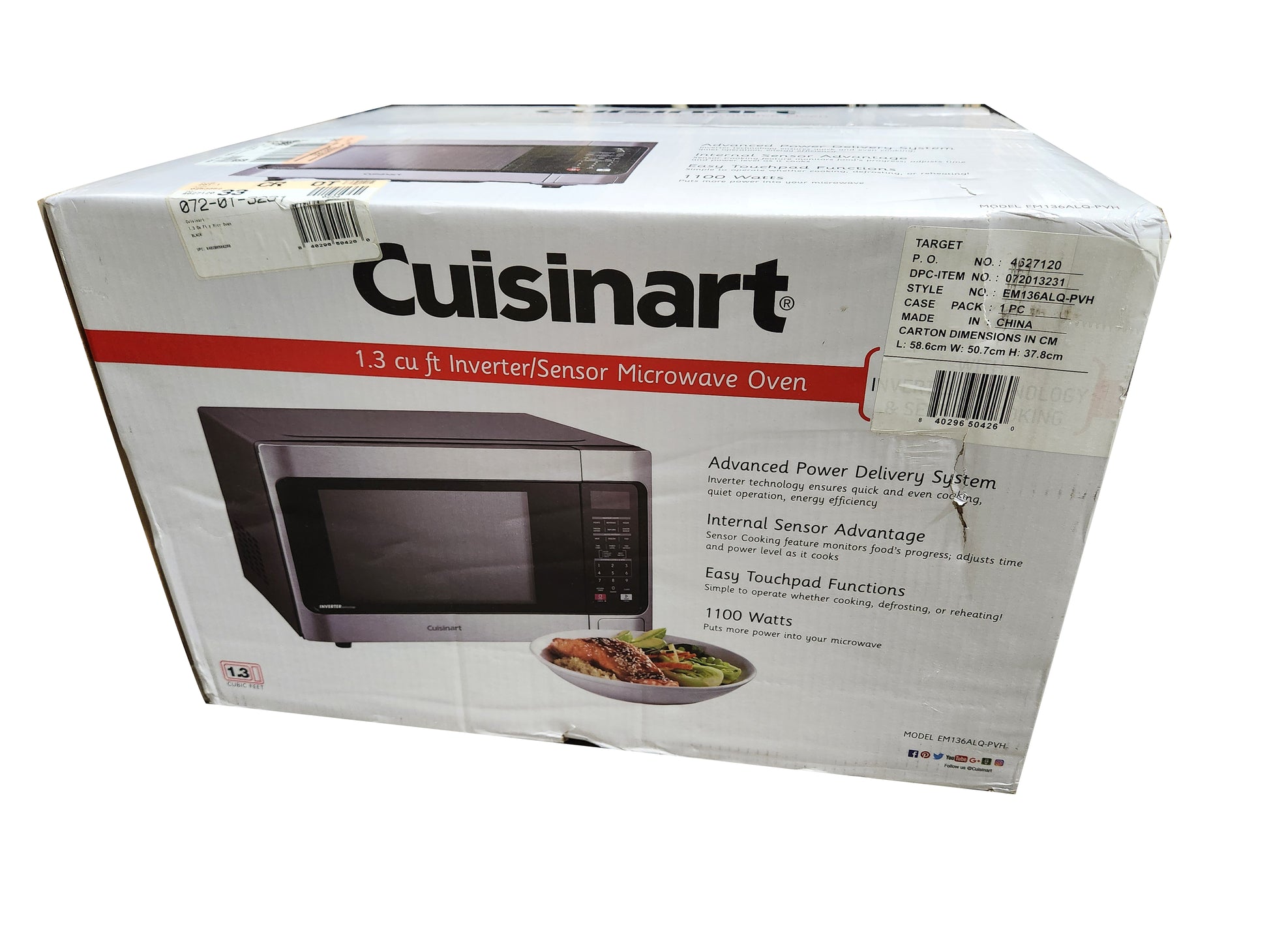 Cuisinart EM136ALQ-PVH 20" Stainless Steel Microwave
