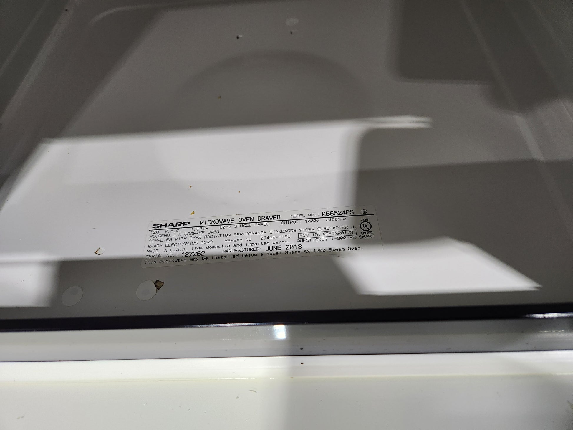 Sharp KB6524PS 24" Stainless Steel Microwave Drawer