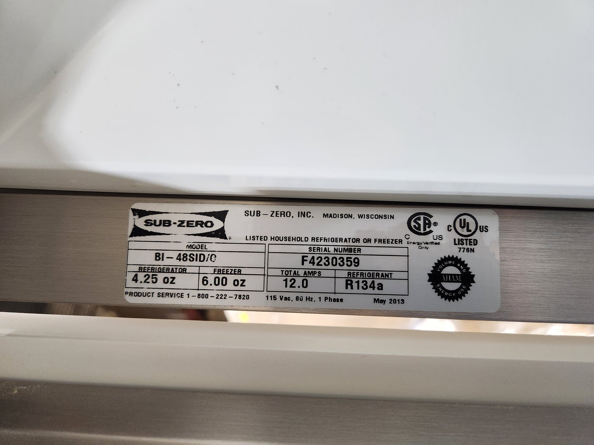 Sub-Zero BI-48SID/0 48" Paneled Side by Side Refrigerator