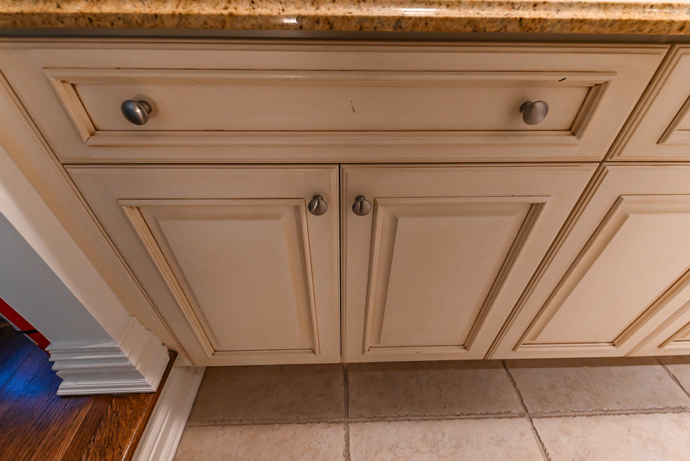 Superior Woodcraft Traditional Cream Kitchen with Island & Butler's Pantry