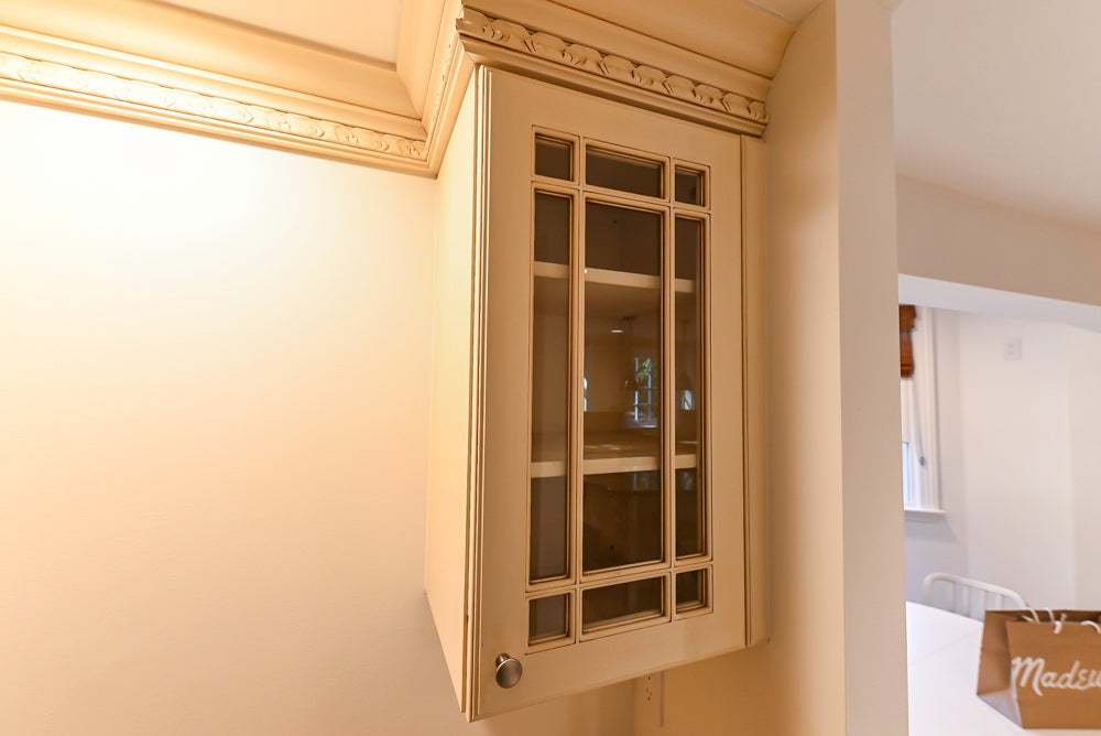 Superior Woodcraft Traditional Cream Kitchen with Island & Butler's Pantry