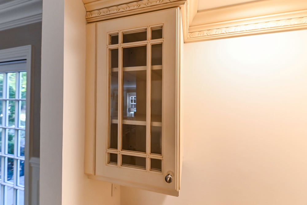 Superior Woodcraft Traditional Cream Kitchen with Island & Butler's Pantry