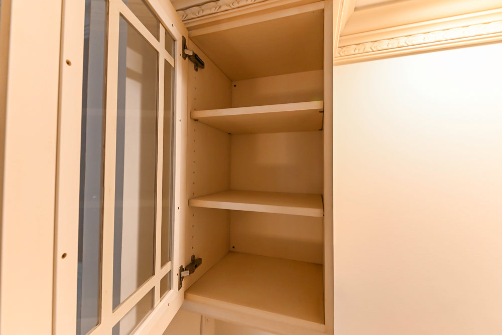 Superior Woodcraft Traditional Cream Kitchen with Island & Butler's Pantry