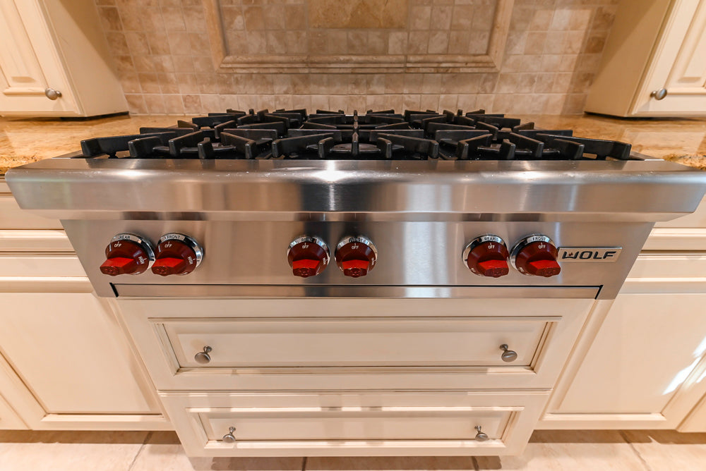 Superior Woodcraft Traditional Cream Kitchen with Island & Butler's Pantry