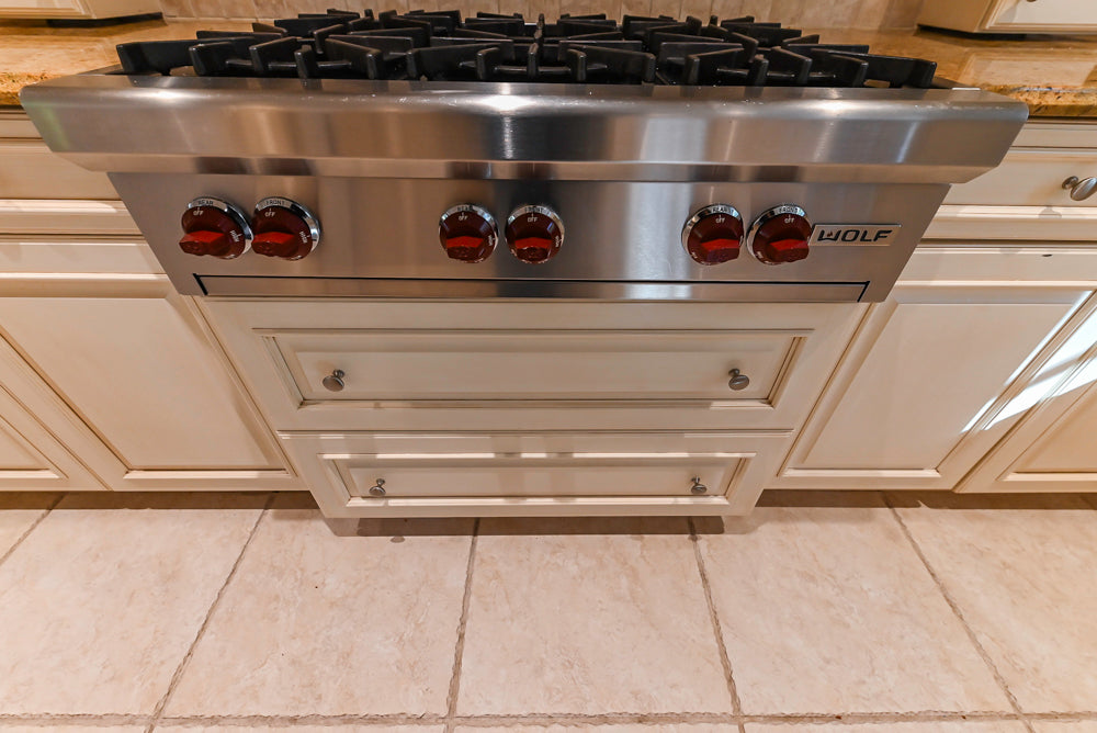 Superior Woodcraft Traditional Cream Kitchen with Island & Butler's Pantry