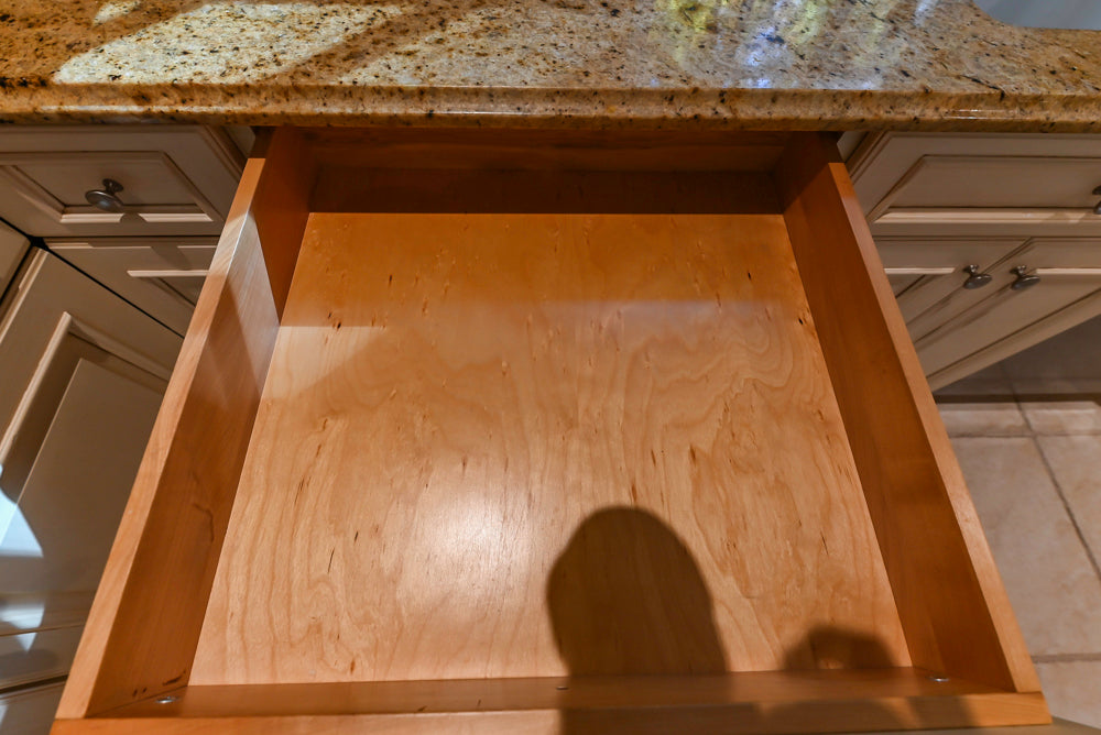 Superior Woodcraft Traditional Cream Kitchen with Island & Butler's Pantry