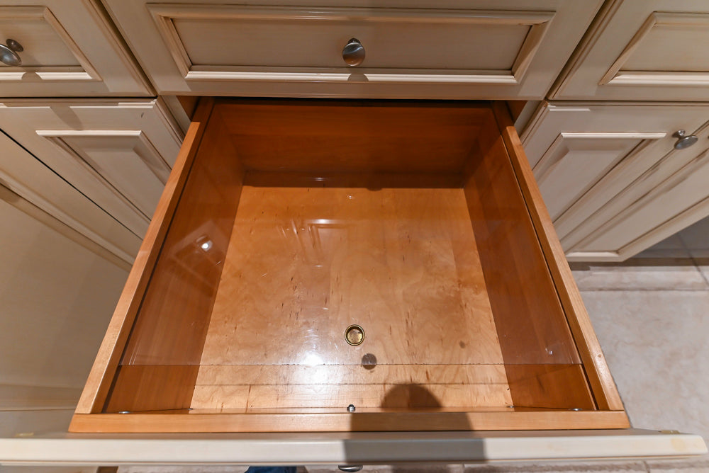 Superior Woodcraft Traditional Cream Kitchen with Island & Butler's Pantry