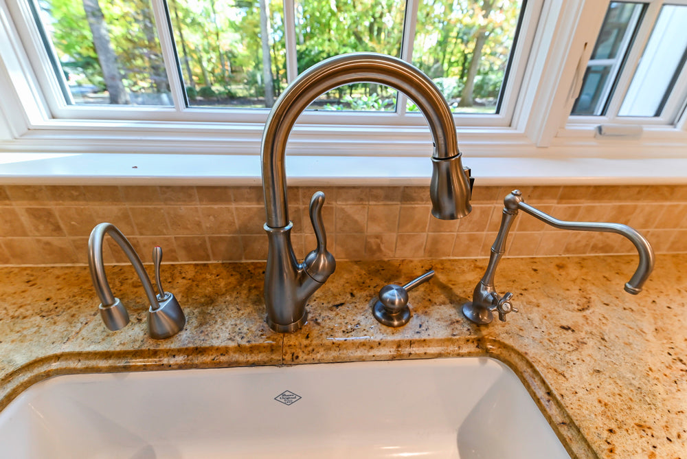 Superior Woodcraft Traditional Cream Kitchen with Island & Butler's Pantry