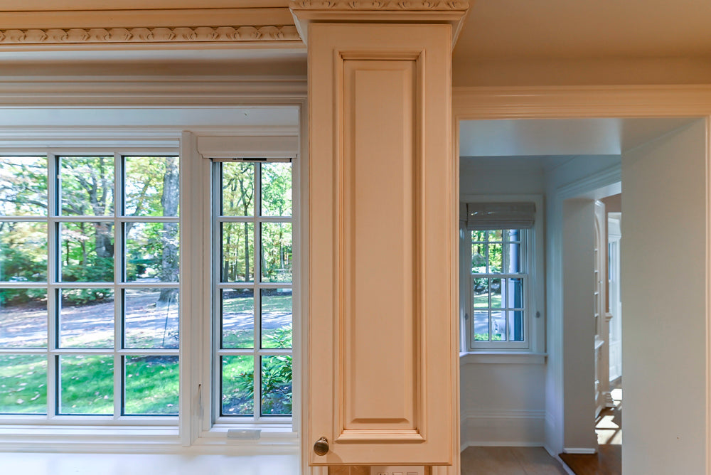 Superior Woodcraft Traditional Cream Kitchen with Island & Butler's Pantry