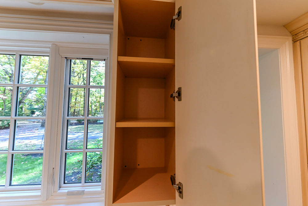Superior Woodcraft Traditional Cream Kitchen with Island & Butler's Pantry