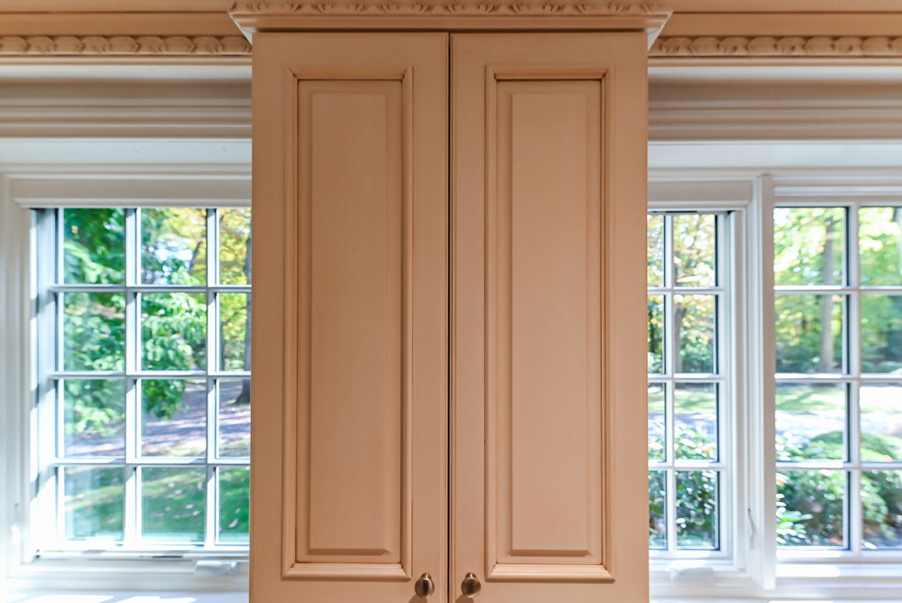 Superior Woodcraft Traditional Cream Kitchen with Island & Butler's Pantry