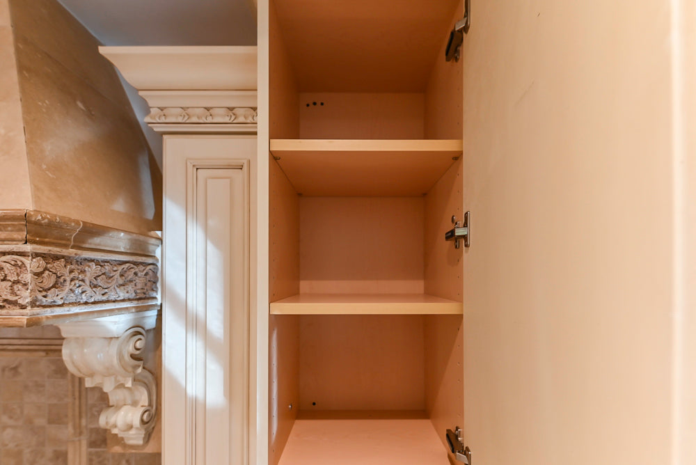 Superior Woodcraft Traditional Cream Kitchen with Island & Butler's Pantry