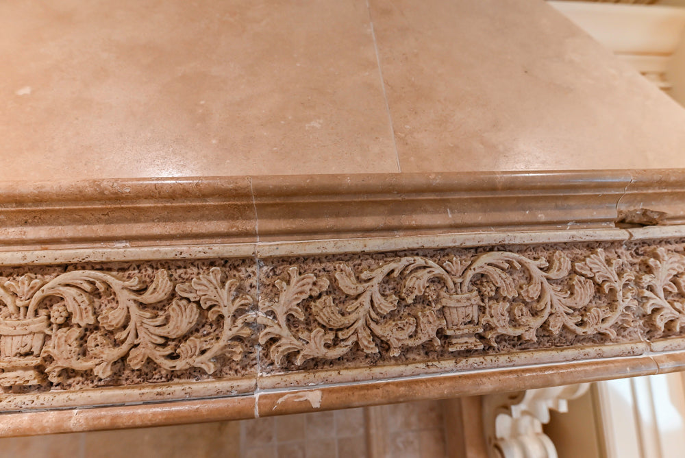 Superior Woodcraft Traditional Cream Kitchen with Island & Butler's Pantry