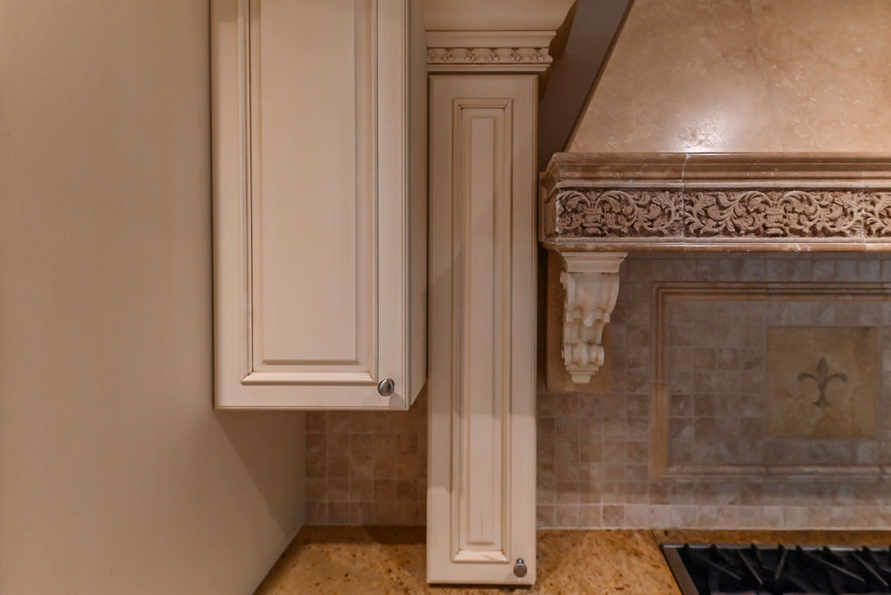 Superior Woodcraft Traditional Cream Kitchen with Island & Butler's Pantry