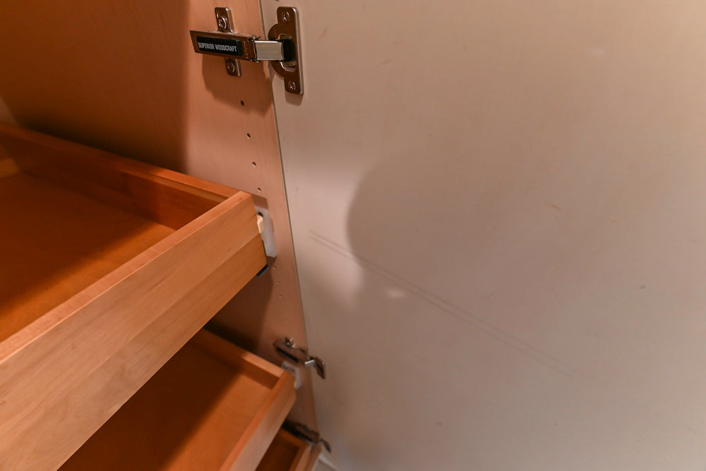 Superior Woodcraft Traditional Cream Kitchen with Island & Butler's Pantry