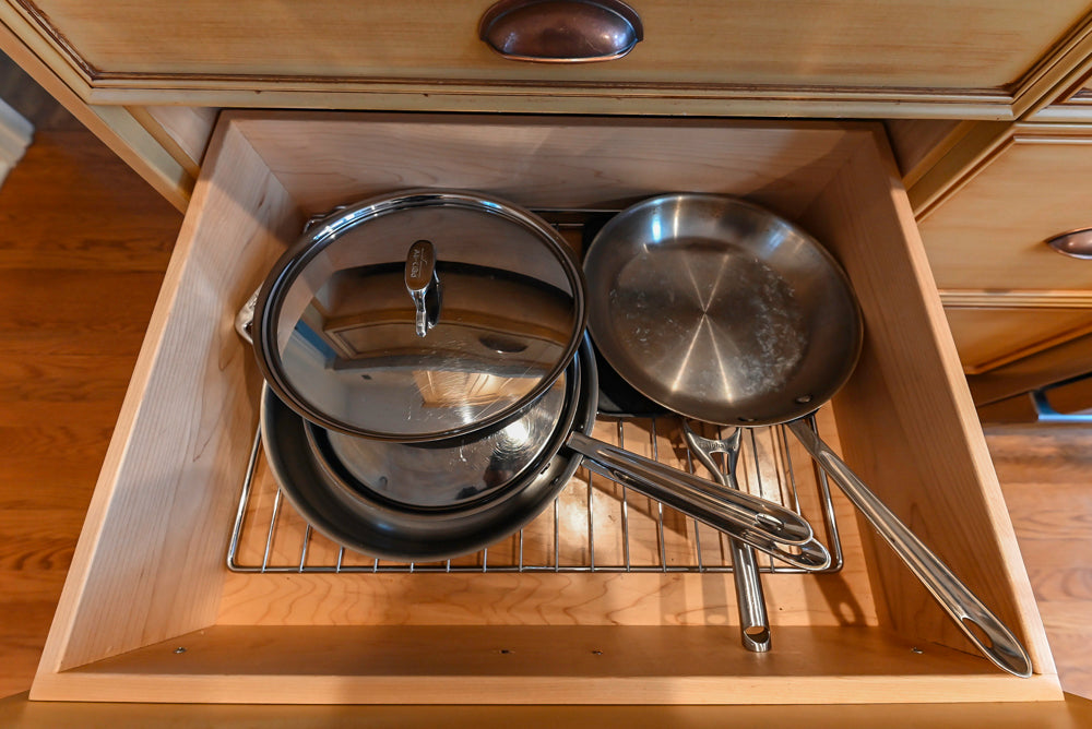 Traditional Light Brown Kitchen with Island, Appliances & Breakfast Area