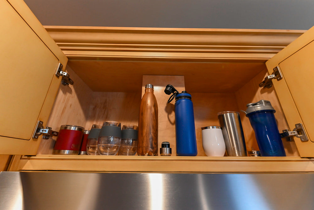 Traditional Light Brown Kitchen with Island, Appliances & Breakfast Area