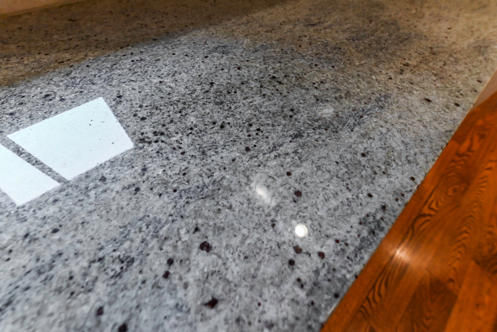 Traditional White Kitchen with Chestnut Brown Island, Desk Area & Appliances