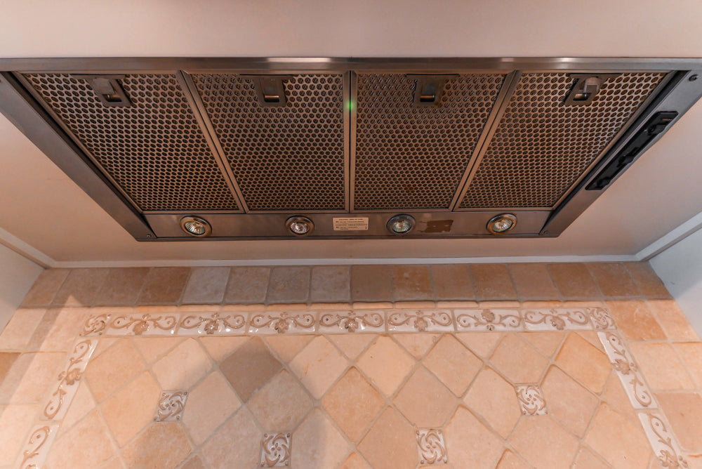 Traditional White Kitchen with Chestnut Brown Island, Desk Area & Appliances