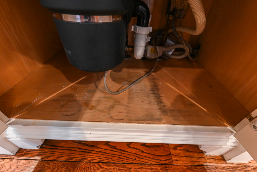 Traditional White Kitchen with Chestnut Brown Island, Desk Area & Appliances