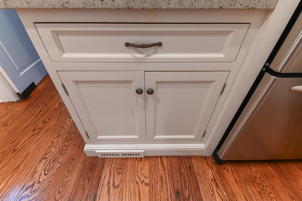 Traditional White Butler's Pantry with Granite Countertops