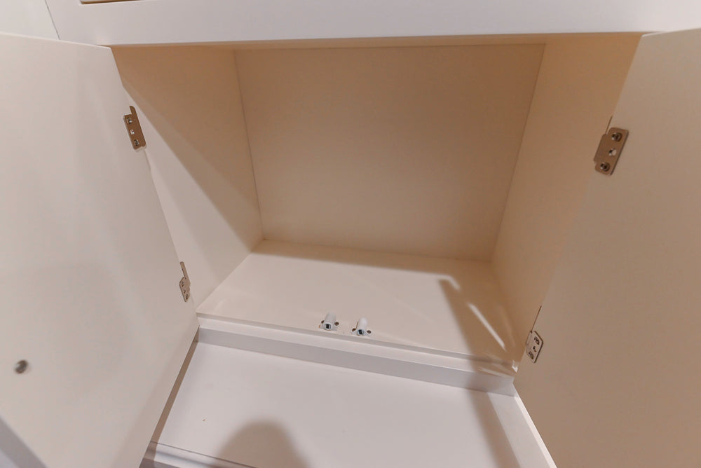 Traditional White Butler's Pantry with Granite Countertops