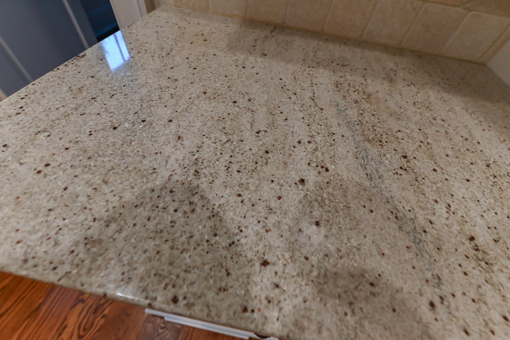 Traditional White Butler's Pantry with Granite Countertops