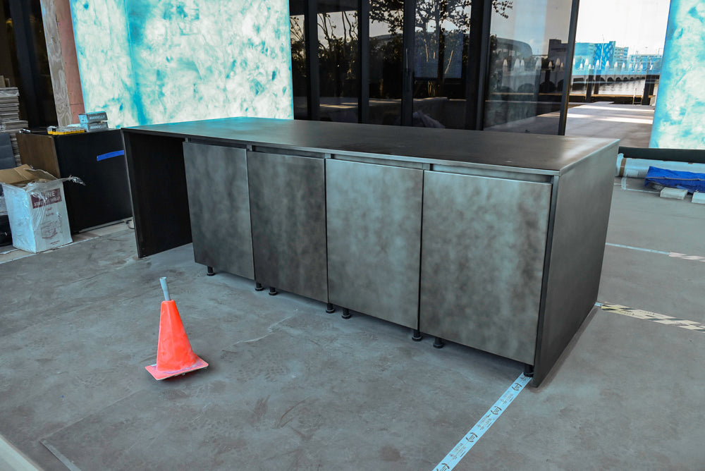 Arditi Collection Modern Brown Washed Island