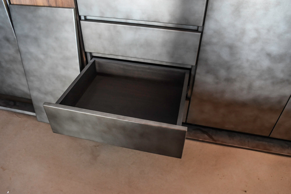 Arditi Collection Modern Brown Washed Wet Bar