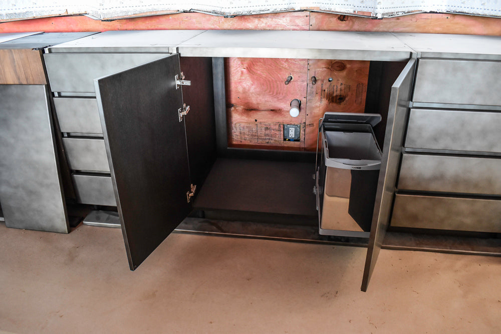 Arditi Collection Modern Brown Washed Wet Bar